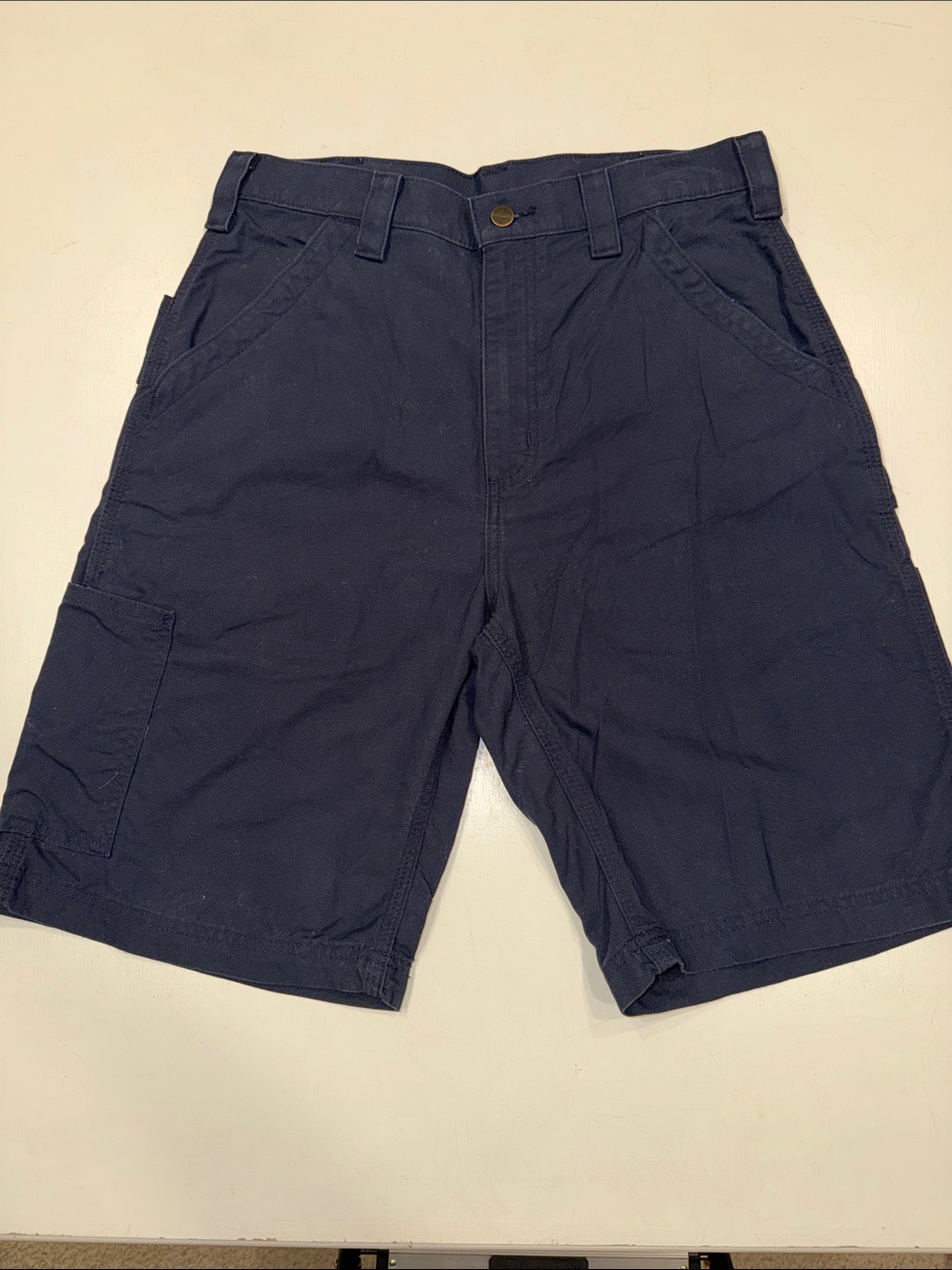 Carhartt Men's Navy Blue Work Shorts